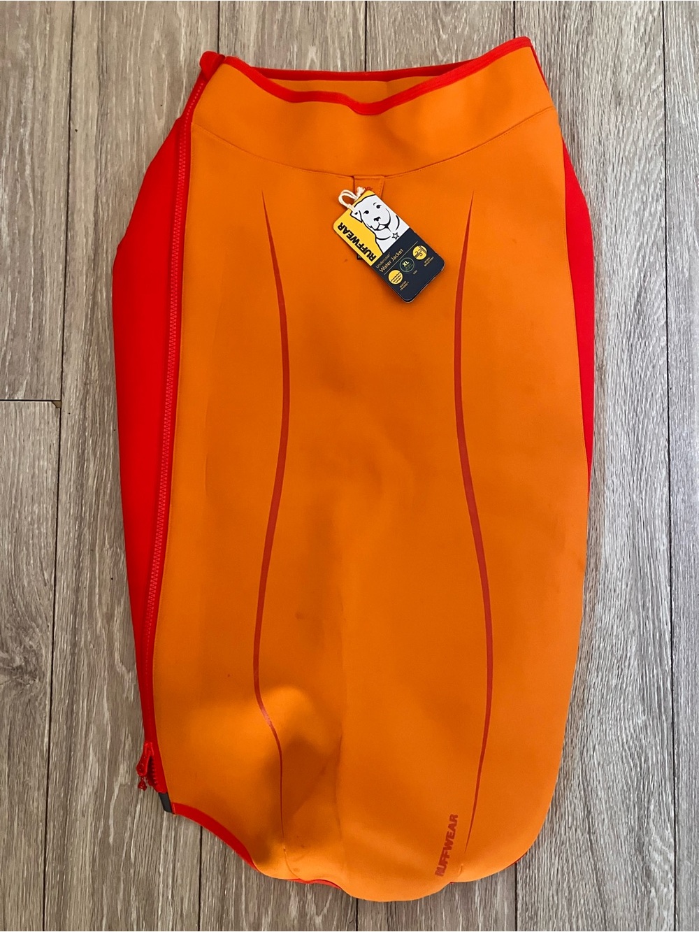 RuffWear Undercoat Water Jacket for Dog Orange and Red Size XL NEW